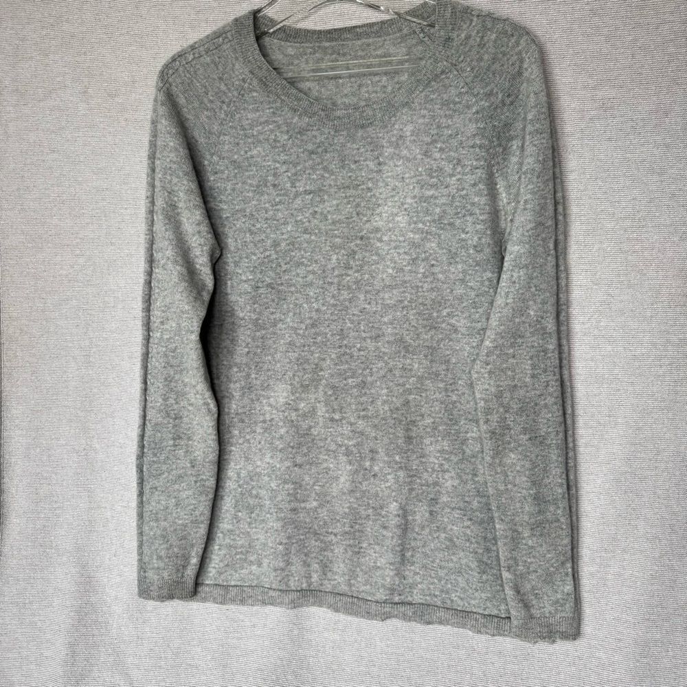 Gray Knit Sweater cashmere M